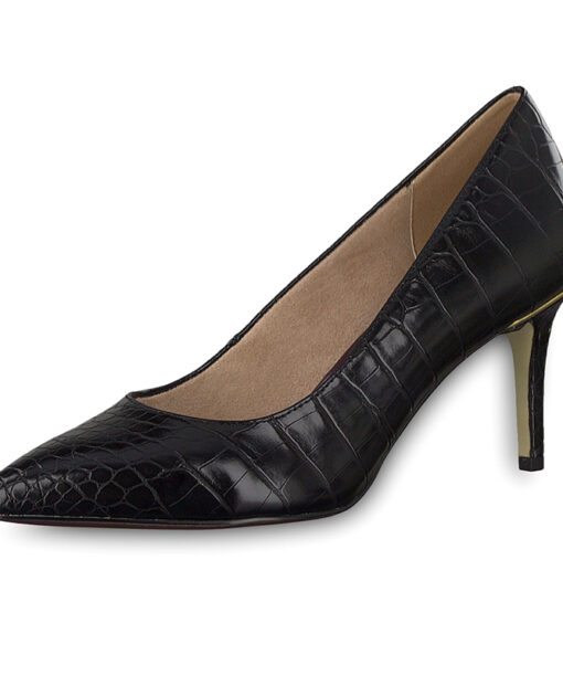 Tamaris (1-1-22421-23-028)-BLACK CROCO