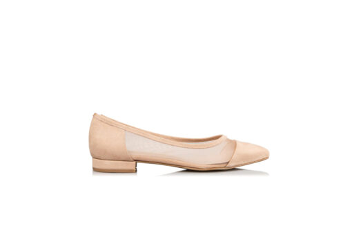 ENVIE SHOES-POINTY FLAT PUMPS (E02-11002)-BEIGE - Image 3