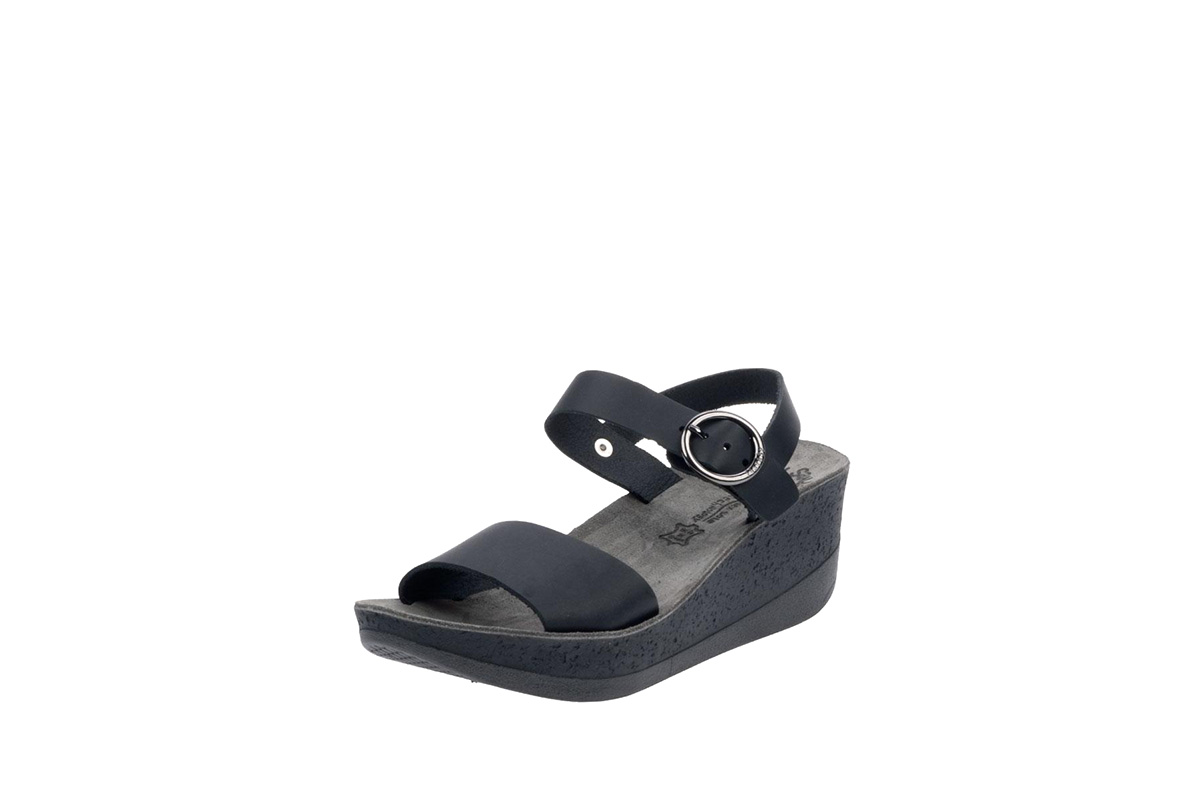 FANTASY SANDALS-BRIANA (S-5005) -BLACK BRUSH