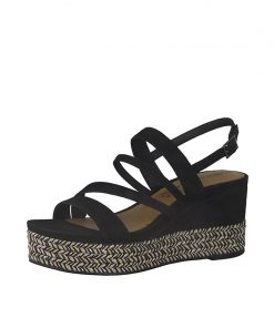 Tamaris (28002-36-004)-BLACK SUEDE