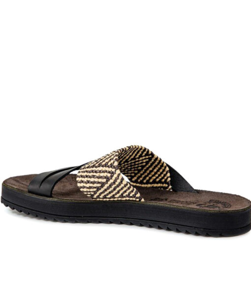 Alternative view of FANTASY SANDALS-PAROS (S8021)-BLACK MACRAME