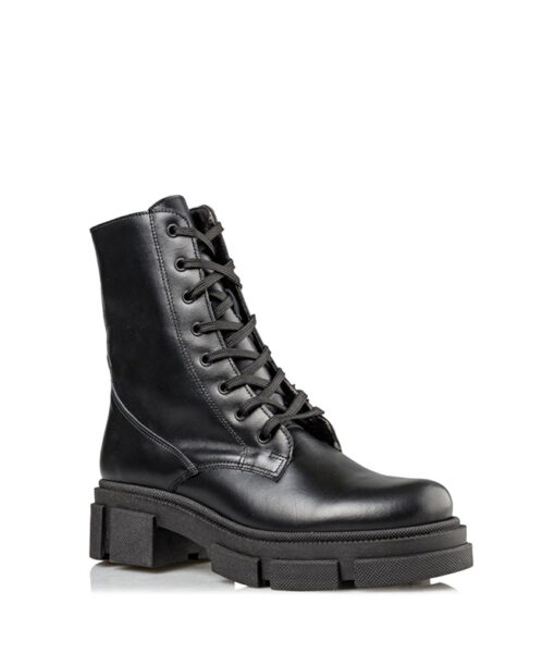 ENVIE SHOES-COMBAT BOOTIES (E02-14022-34)-BLACK