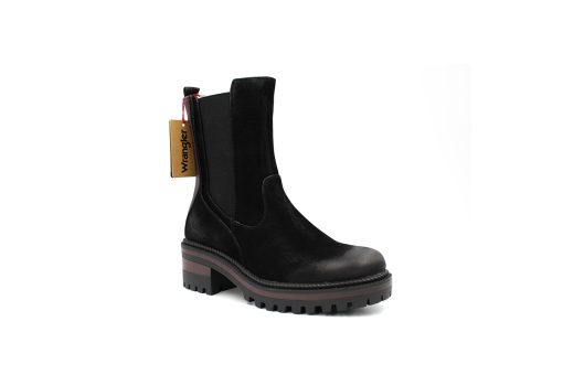 WRANGLER-BALLANTYNE CHELSEA (WL12601A-338)-BLACK-BURGUNDY