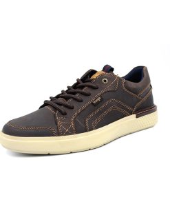 WRANGLER-DISCOVERY LOW (WM12090A-030)-DK BROWN