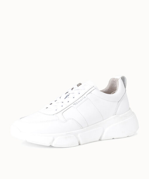 Tamaris (23798-28-117)-WHITE LEATHER