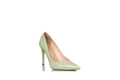 ENVIE SHOES-SHINY STILETTO PUMPS (E02-15151-69)-MINT