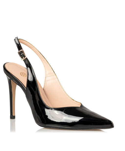 ENVIE SHOES-SHINY STILETTO PUMPS (E02-15153-34)-BLACK