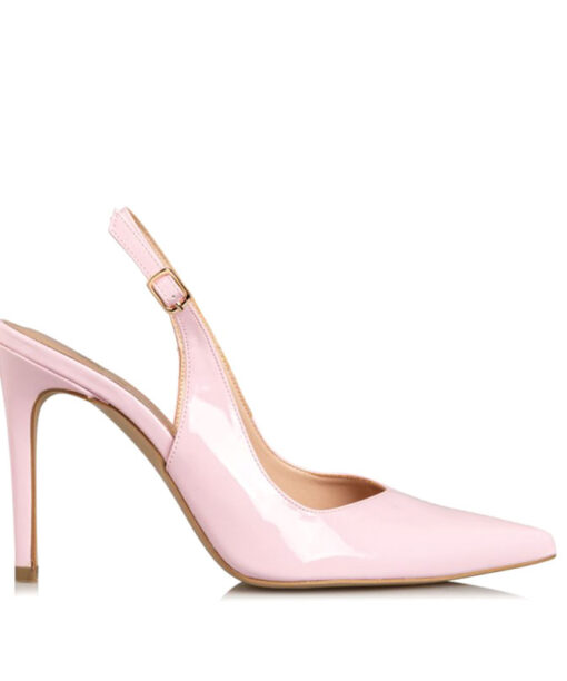 Alternative view of ENVIE SHOES-SHINY STILETTO PUMPS (E02-15153-49)-PINK