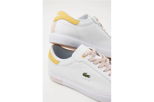 LACOSTE-POWERCOURT 0722 3 (43SFA0067B53)-WHT-PNK - Image 2