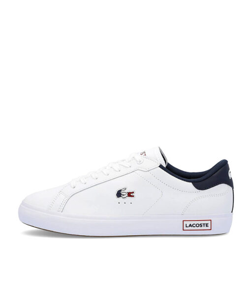 Alternative view of LACOSTE-POWERCOURT TRI22 1 (43SMA0034407)-WHT-NVY-RED