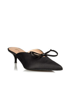 ENVIE SHOES-KITTEN HEEL MULES (E02-15022-34)-BLACK