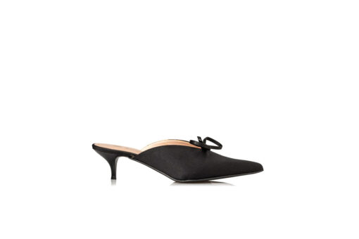 ENVIE SHOES-KITTEN HEEL MULES (E02-15022-34)-BLACK - Image 2