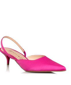ENVIE SHOES-KITTEN HEEL PUMPS (E02-15023-54)-FUXSHIA