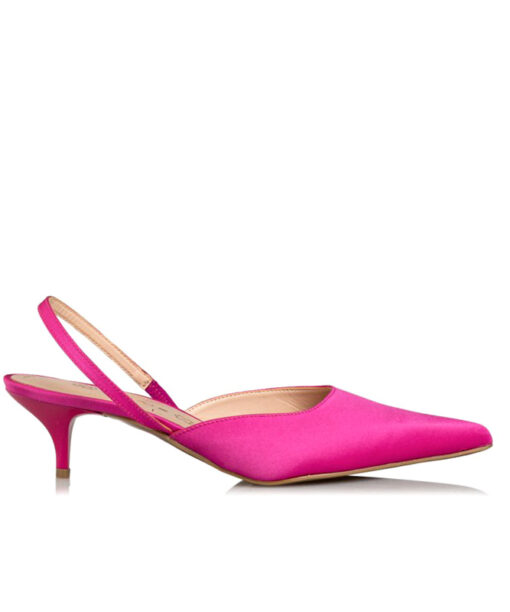 Alternative view of ENVIE SHOES-KITTEN HEEL PUMPS (E02-15023-54)-FUXSHIA