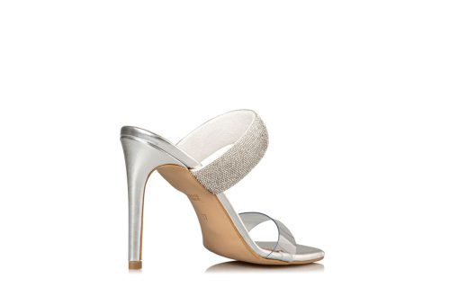 ENVIE SHOES-STILETTO MULES (E02-15171-21)-SILVER - Image 3