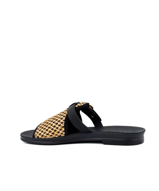 Alternative view of FANTASY SANDALS-OCTAVIA (S501)-BLACK RAFFIA