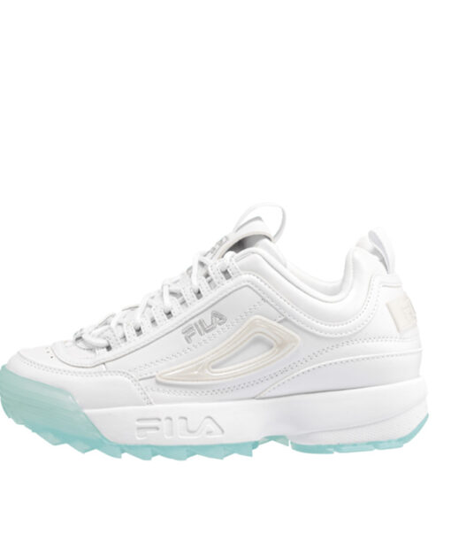 Alternative view of FILA-DISRUPTOR F (FFW0094-13075)-WHITE-BLUE GLASS