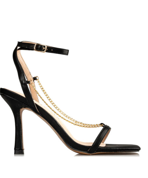 Alternative view of MISS NV-ANKLE STRAP SANDALS (V45-15353-34)-BLACK