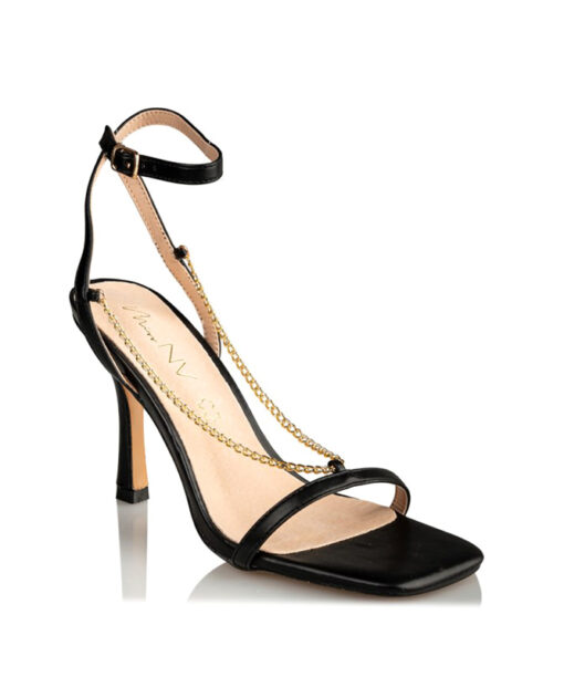 MISS NV-ANKLE STRAP SANDALS (V45-15353-34)-BLACK