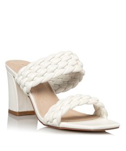 MISS NV-BLOCK HEEL SANDALS (V42-15186-33)-WHITE