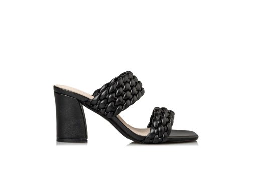 MISS NV-BLOCK HEEL SANDALS (V42-15186-34)-BLACK - Image 2