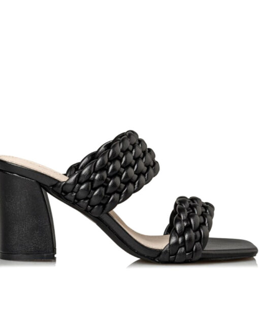 Alternative view of MISS NV-BLOCK HEEL SANDALS (V42-15186-34)-BLACK