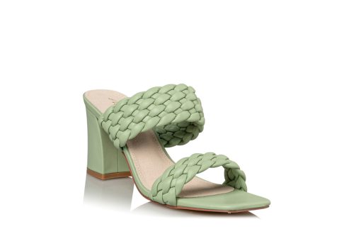MISS NV-BLOCK HEEL SANDALS (V42-15186-69)-MINT