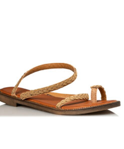 MISS NV-FLAT SANDALS (V96-15405-26)-CAMEL