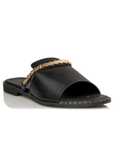 MISS NV-FLAT SANDALS (V96-15422-34)-BLACK