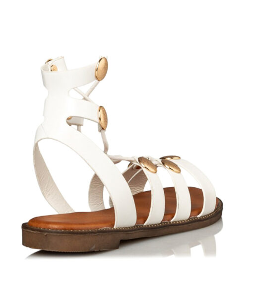 Alternative view of MISS NV-FLAT SANDALS (V96-15103-34)-WHITE