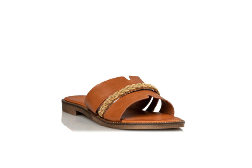 MISS NV-FLAT SANDALS (V96-15434-28)-BROWN