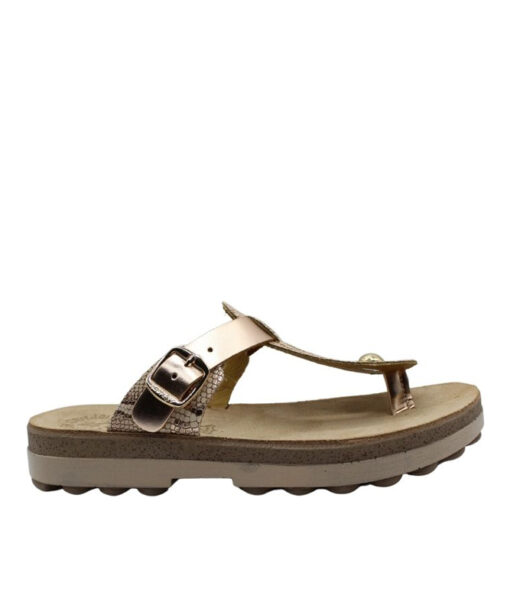 Alternative view of FANTASY SANDALS-MIRABELLA (S9004)-ROSEGOLD LIZARD