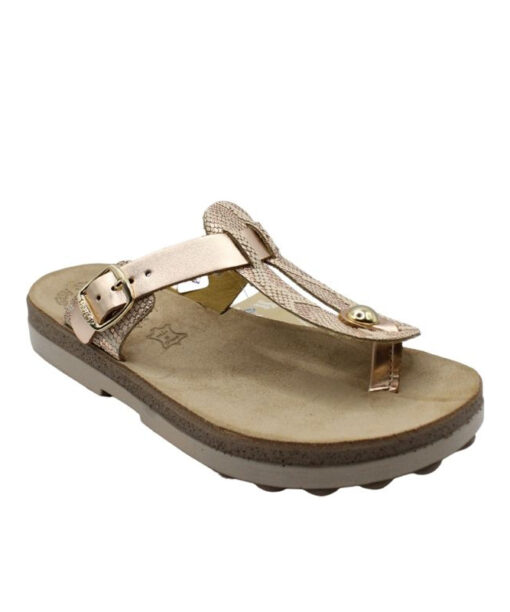 FANTASY SANDALS-MIRABELLA (S9004)-ROSEGOLD LIZARD