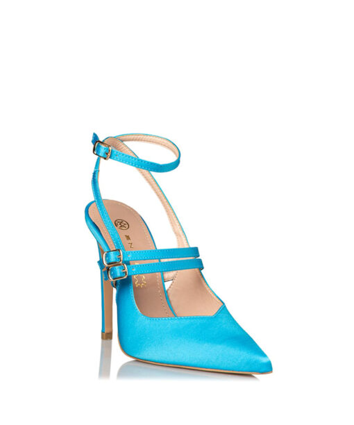 ENVIE SHOES-SATIN MULTI-STRAP PUMPS (E02-15184-50)-SIEL