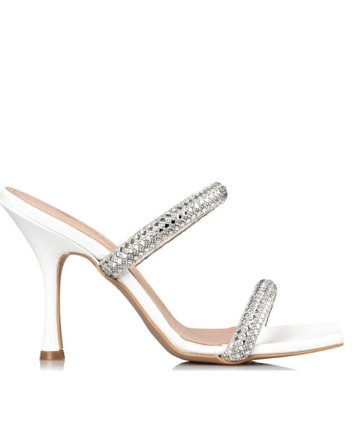 Alternative view of ENVIE SHOES-MULES (E02-15160-33)-WHITE