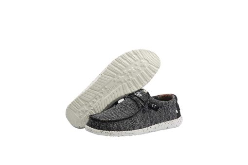HEY DUDE-WALLY SOX (110354912)-BLACK WHITE