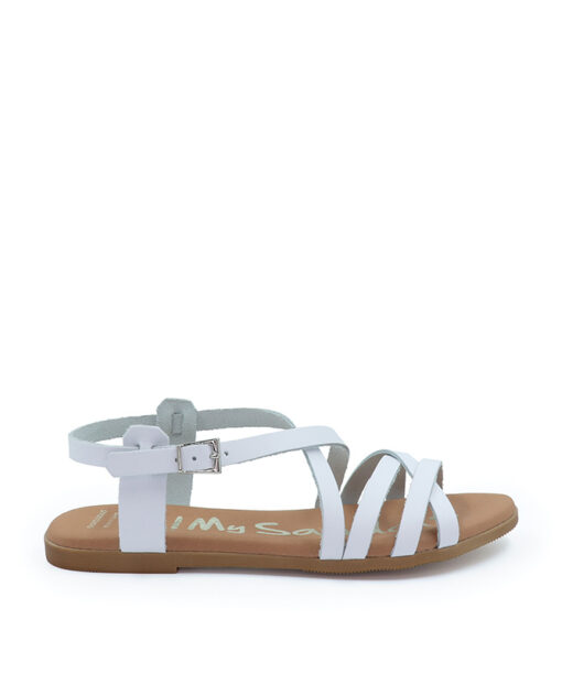Alternative view of Oh My Sandals (4801)-BLANCO