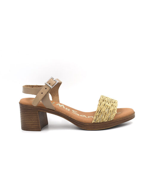Alternative view of Oh My Sandals (4856)-TAUPE COMBI