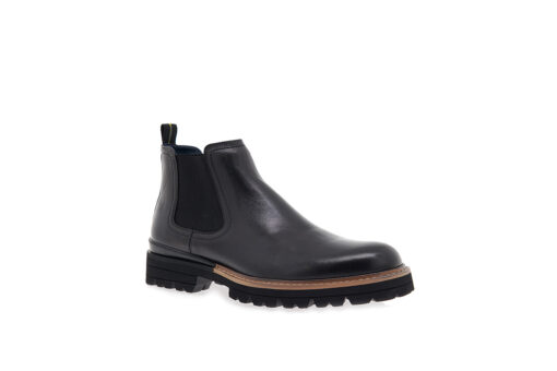 RENATO GARINI (P515W3012002)-BLACK WAXED COW LEA