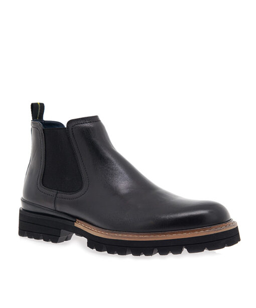 RENATO GARINI (P515W3012002)-BLACK WAXED COW LEA