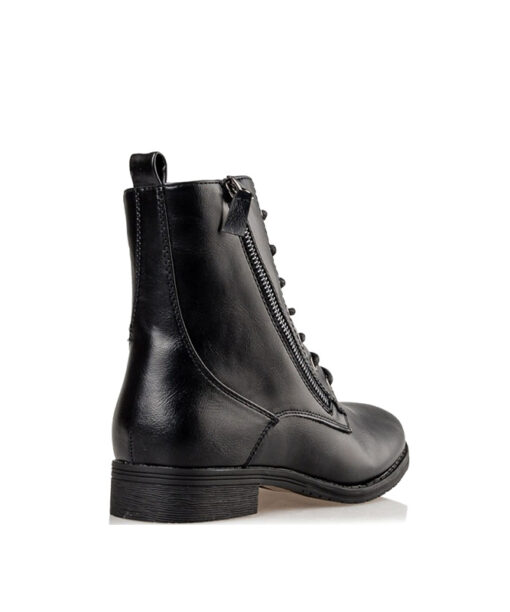 Alternative view of MISS NV-COMBAT BOOTIES (V57-16126-34)-BLACK
