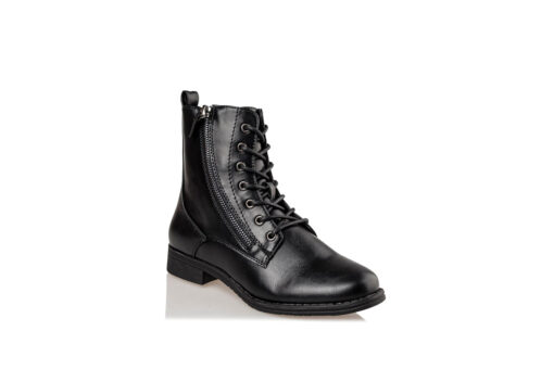 MISS NV-COMBAT BOOTIES (V57-16126-34)-BLACK