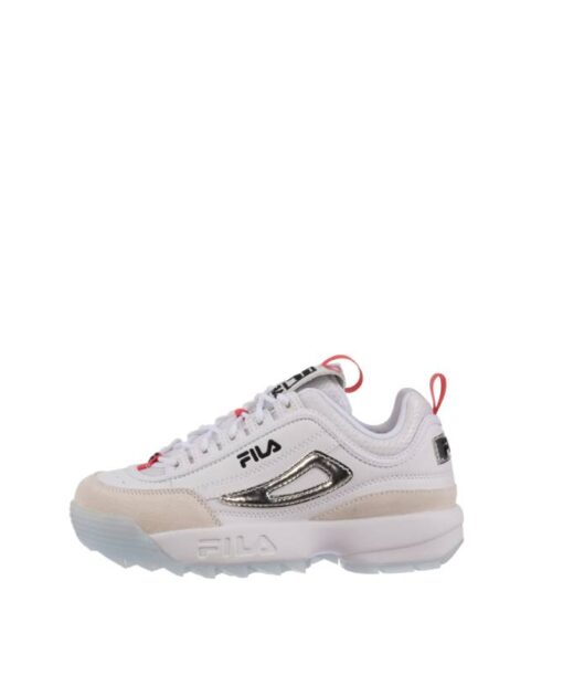 Alternative view of FILA-DISRUPTOR-M (FFW0177-13070)-WHITE-SILVER