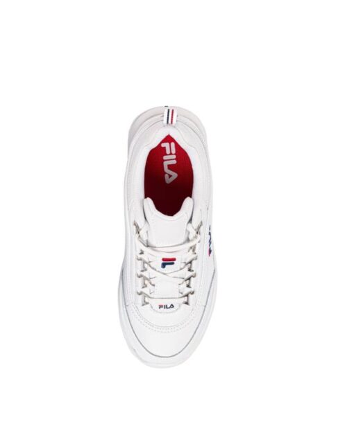 Alternative view of FILA-STRADA-LOW-WMN (1010560.1FG)-WHITE