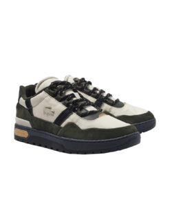 LACOSTE-T-CLIP WNTR 222 2 (744SMA00331Y5)-OFF WHT-DK GRN