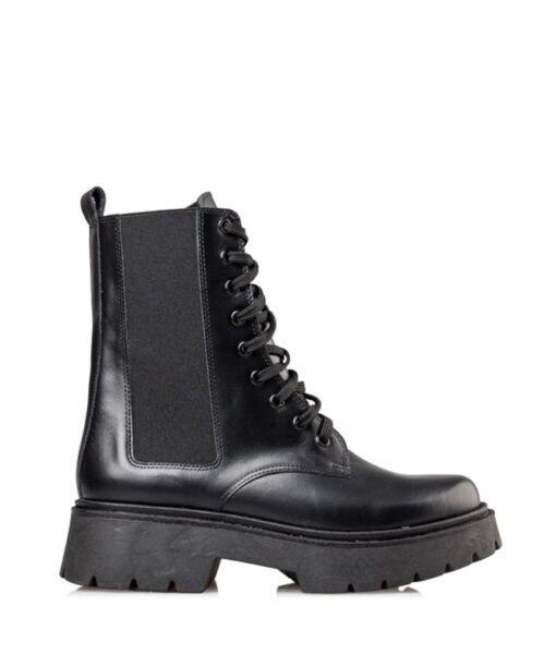 Alternative view of ENVIE SHOES-LEATHER BOOTIES (Ε02-16165-34)-BLACK