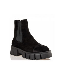 ENVIE SHOES-LEATHER BOOTIES (E02-16151-34)-BLACK
