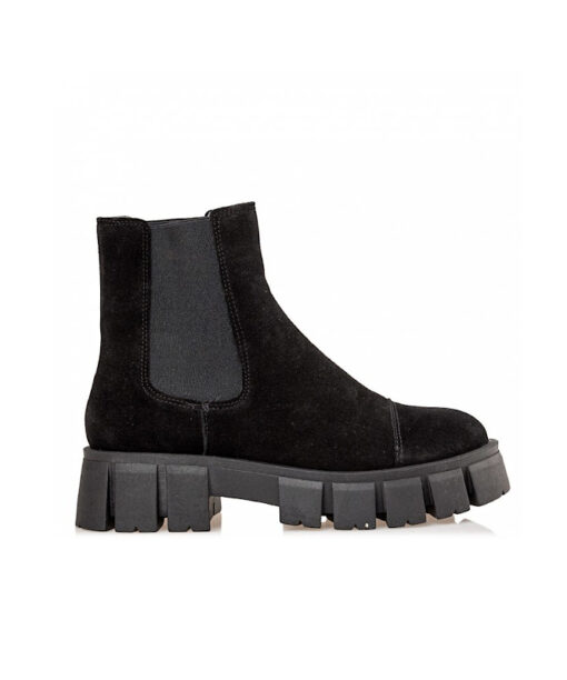 Alternative view of ENVIE SHOES-LEATHER BOOTIES (E02-16151-34)-BLACK