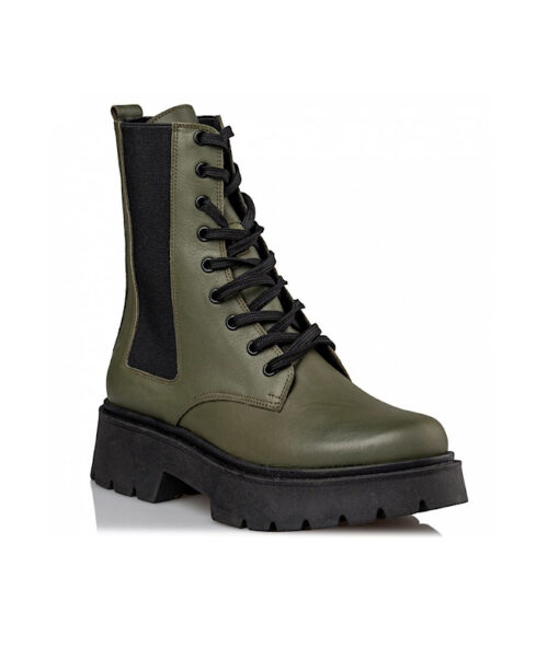ENVIE SHOES-LEATHER BOOTIES (Ε02-16165-78)-LADI