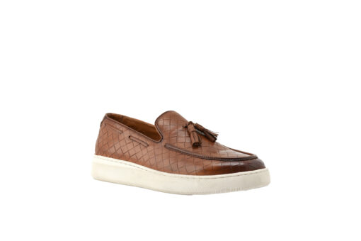 RENATO GARINI (Q540S3172532)-TAN COW WEAVE LEATH